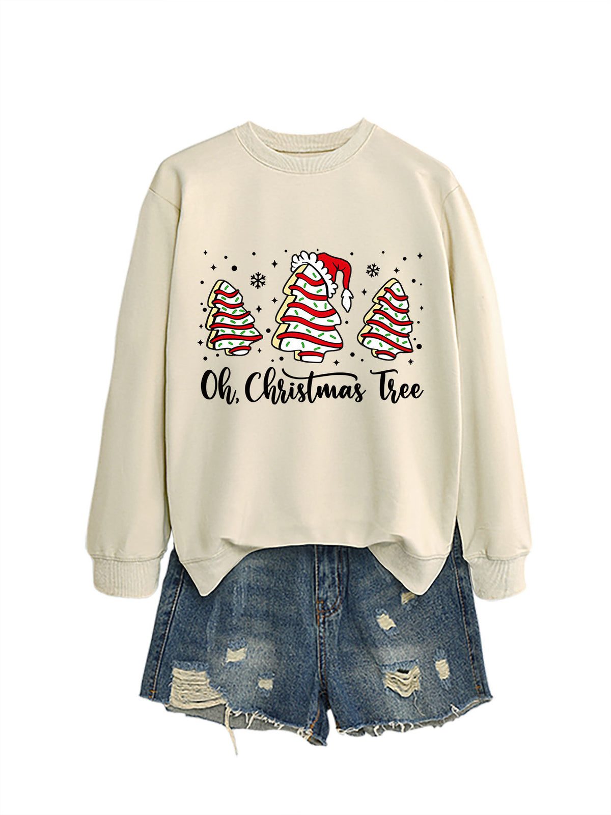 Oh Christmas Tree Women's Pullover Sweatshirt
