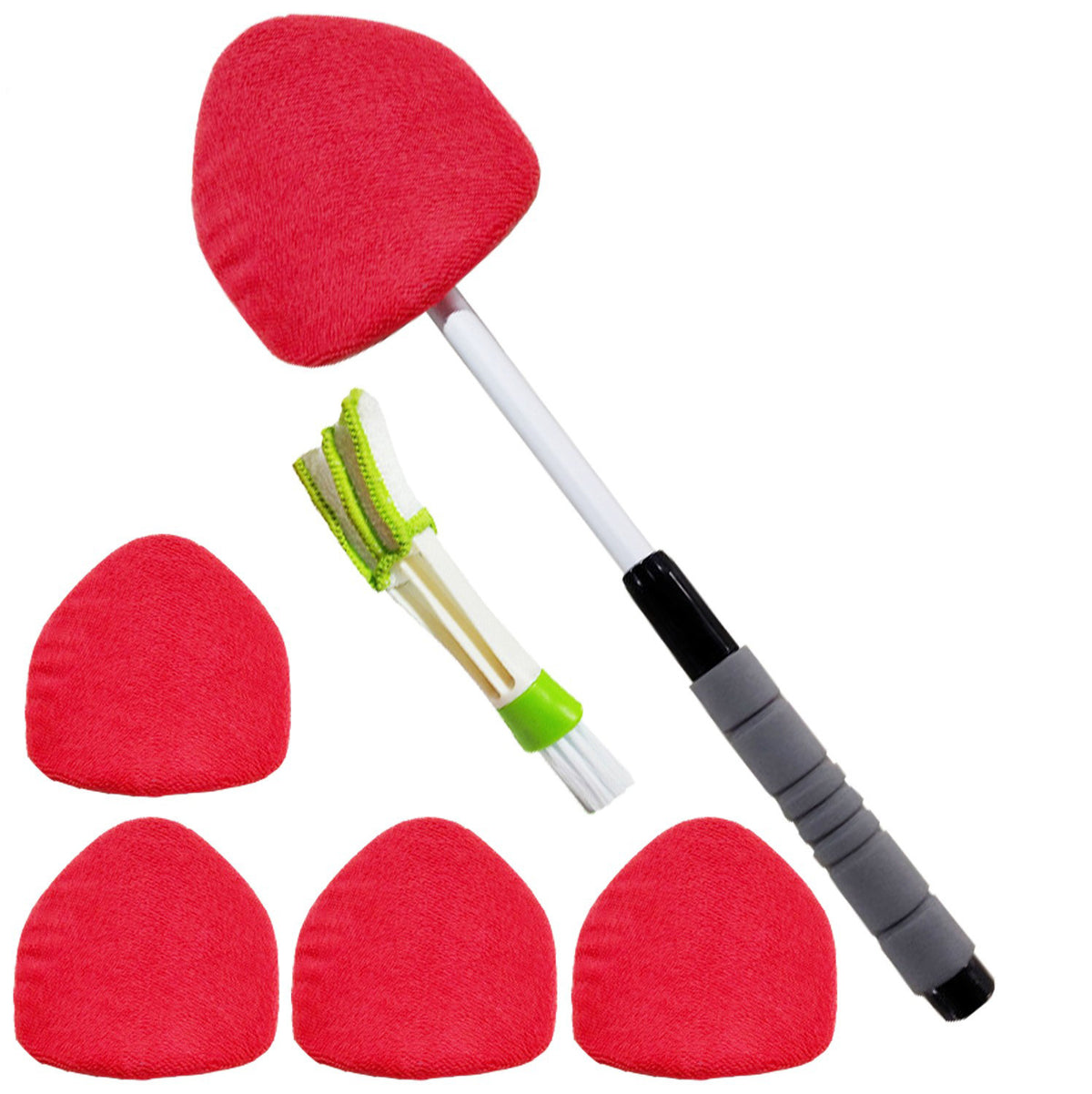 Telescopic Microfiber Car Windshield Defogger Window Cleaning Brush
