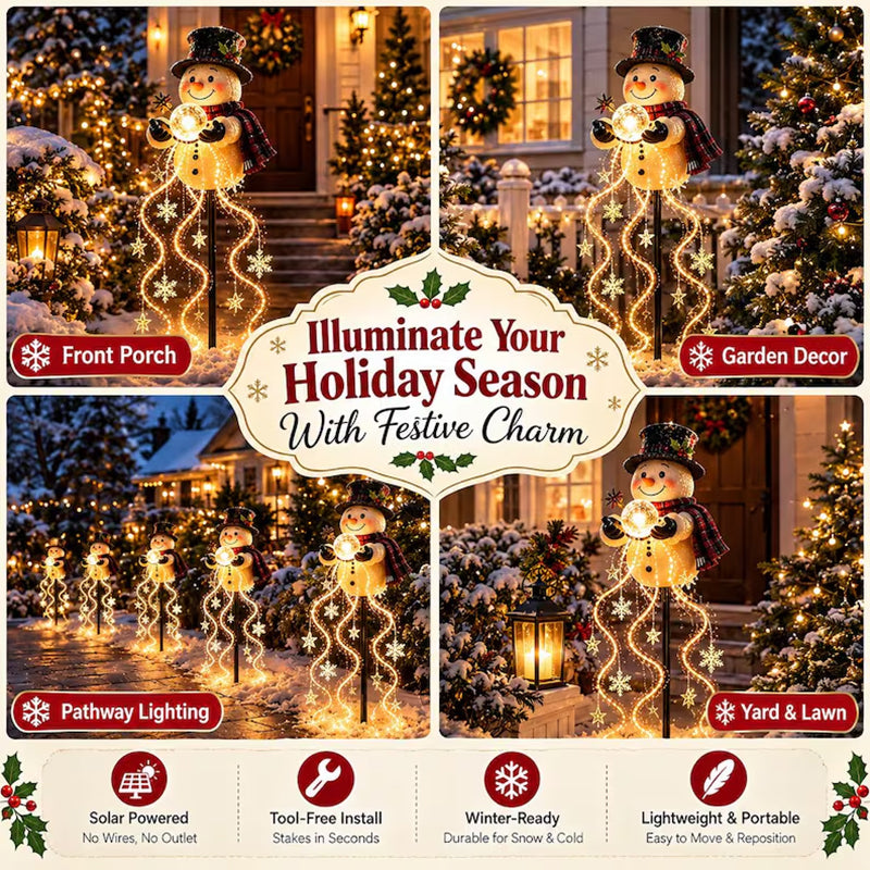Snowman LED Christmas Garden Light – 83 cm