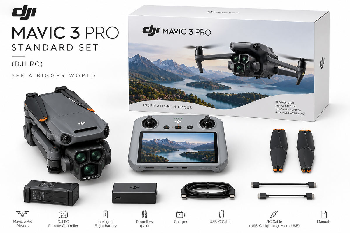 DJI Mavic 3 Pro Triple-Camera Drone