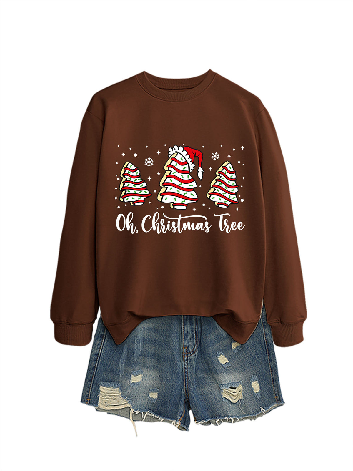 Oh Christmas Tree Women's Pullover Sweatshirt