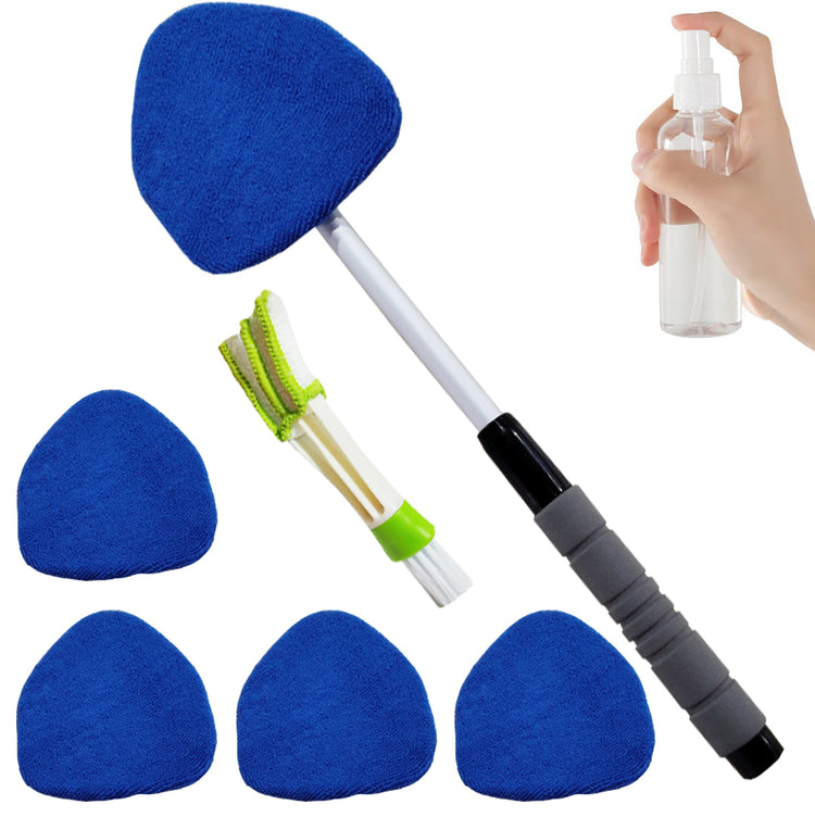 Telescopic Microfiber Car Windshield Defogger Window Cleaning Brush
