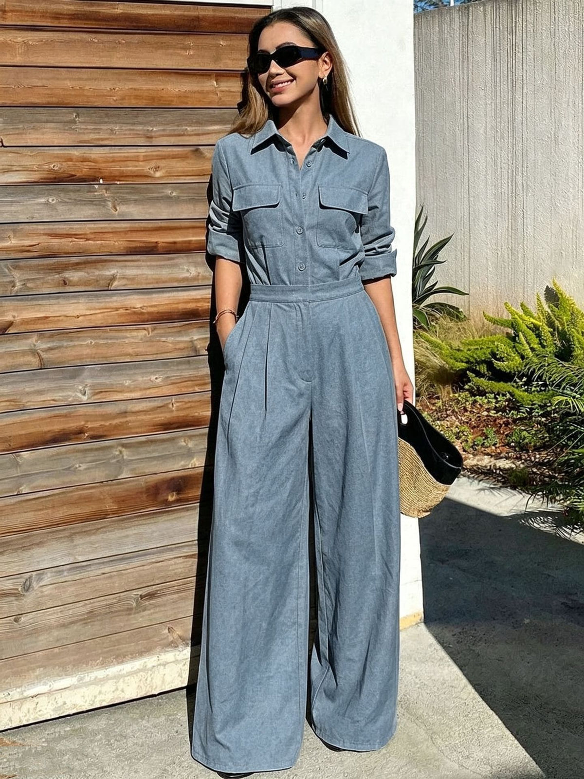 Unisex Long-Sleeve Jumpsuit