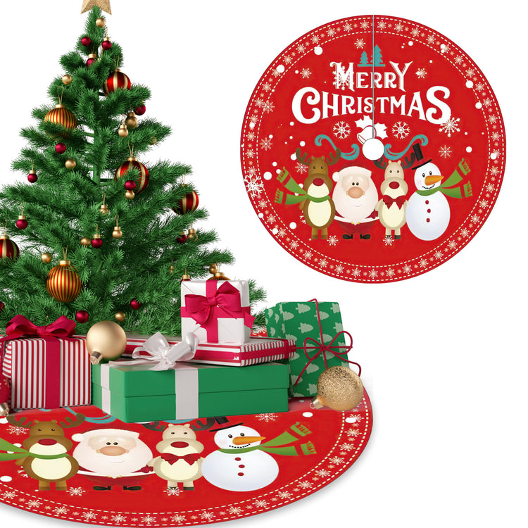 Christmas Tree Skirt – 120 cm, Six Festive Designs