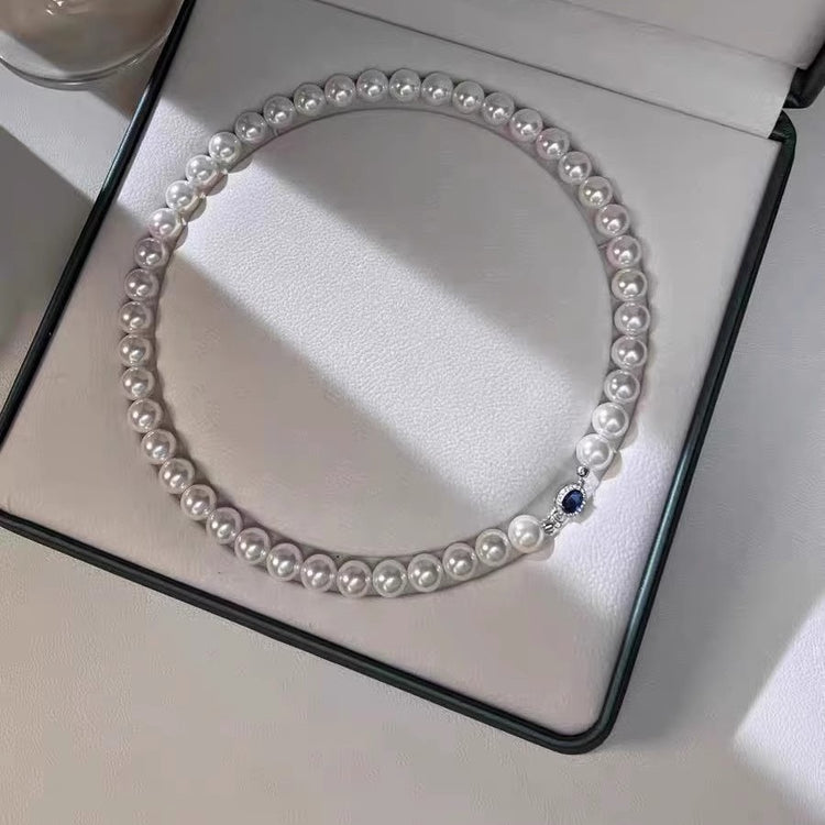 Mother-of-Pearl Necklace with 925 Sterling Silver Details