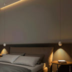 Bedside Pendant Light with Warm 3000K Lighting