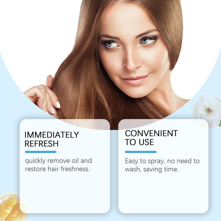 Hoegoa Leave-In Hair Drying Spray Hair Drying Plant Essence Cleans Light, Refreshing And Fluffy Hair