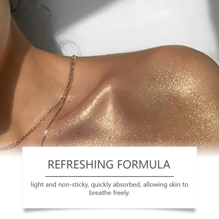 OceAura Body Glitter Spray Natural Stereoscopic Long-Lasting Shiny Hair Body Collarbone Highlighter Spray