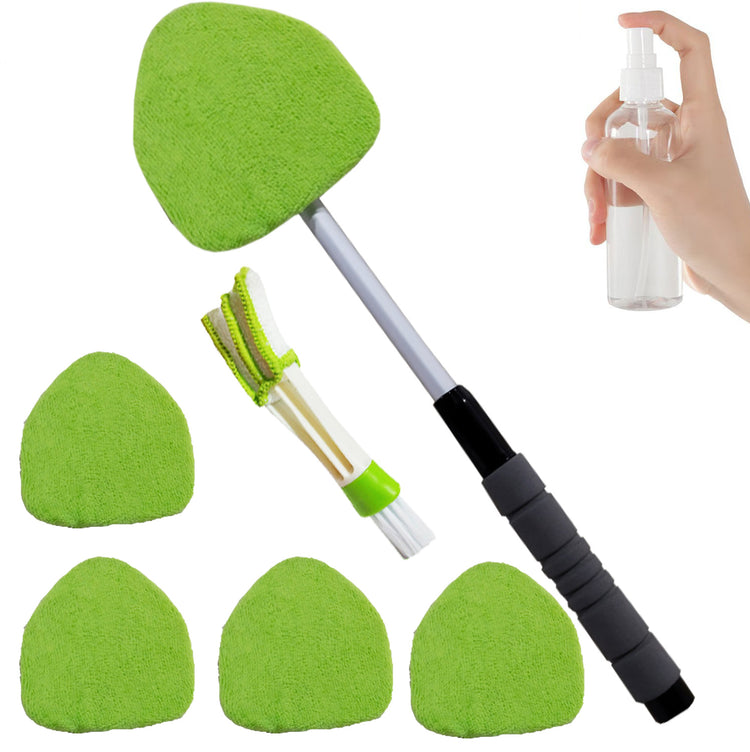 Telescopic Microfiber Car Windshield Defogger Window Cleaning Brush