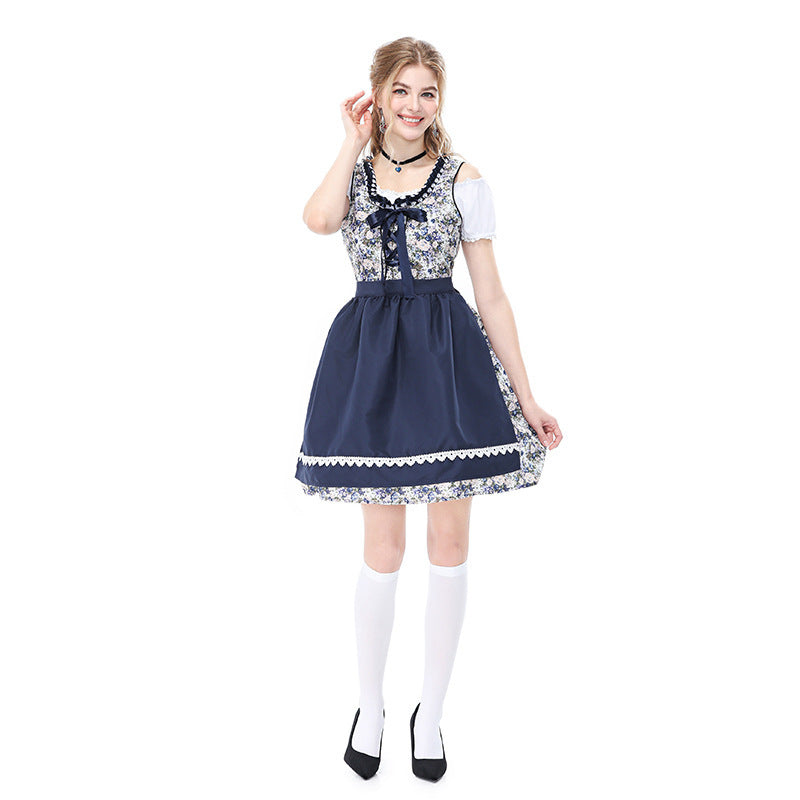 Women's Floral Bavarian Costume Set