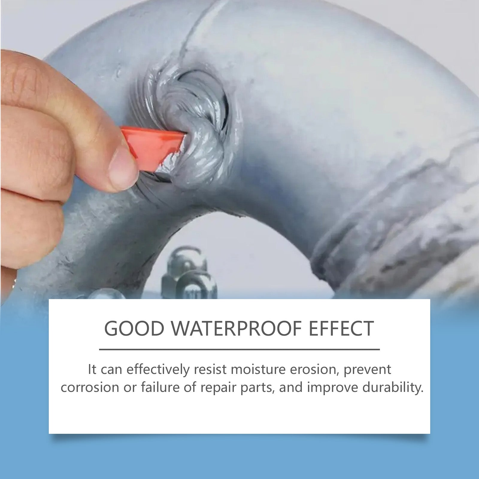 Jue Fish Metal Repair Epoxy Adhesive, Casting Glue Ab Adhesive Repair Agent Waterproof Plugging Metal Adhesive
