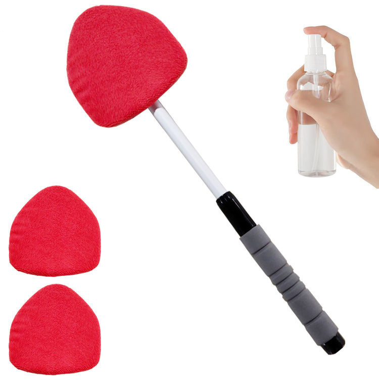 Telescopic Microfiber Car Windshield Defogger Window Cleaning Brush