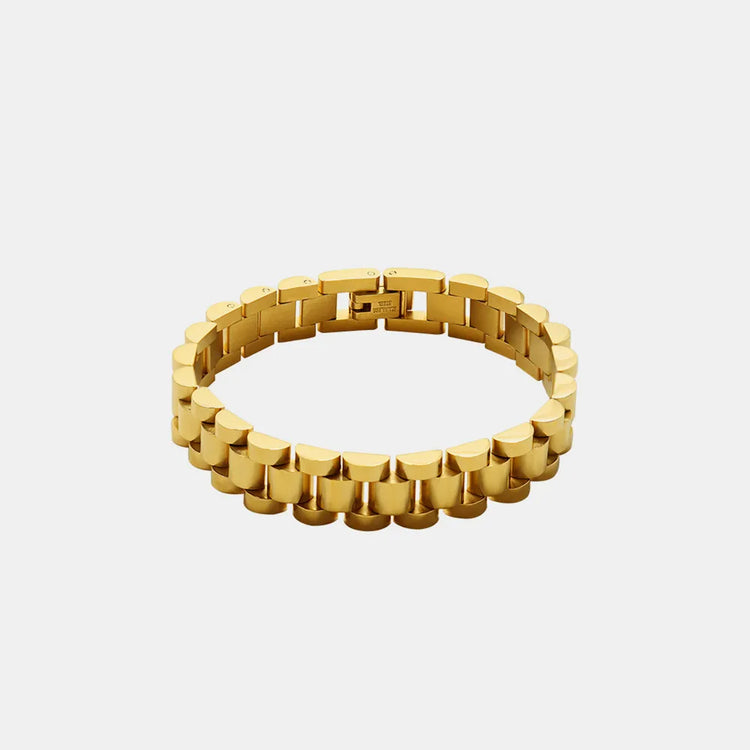 Titanium Steel Chain Bracelet – 17.5 cm