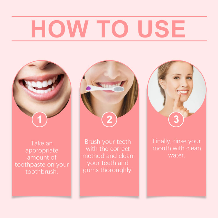 Oralhoe Brightening Fresh Breath Toothpaste Cleaning Care Teeth Brightening Remove Stains Oral Care Herbal Toothpaste
