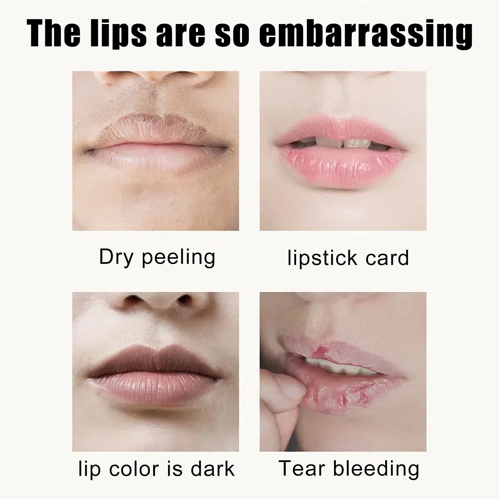 EELHOE Cherry Crystal Lip Mask Hydrates And Moisturizes Lips, Removes Dead Skin Without Greasy And Reduces Lip Lines