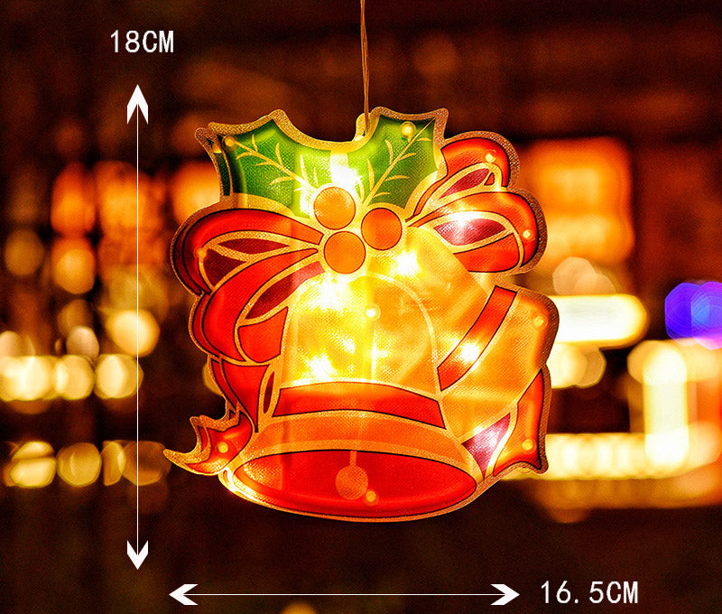 Christmas Lights Window Hanging Lights Christmas Decorative Lights Shop Window Led Sucker Lights Small Colored Lights