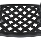 (Cushions In Random Colors)5-Piece Set Of Cast Aluminum Patio Furniture With Cushions