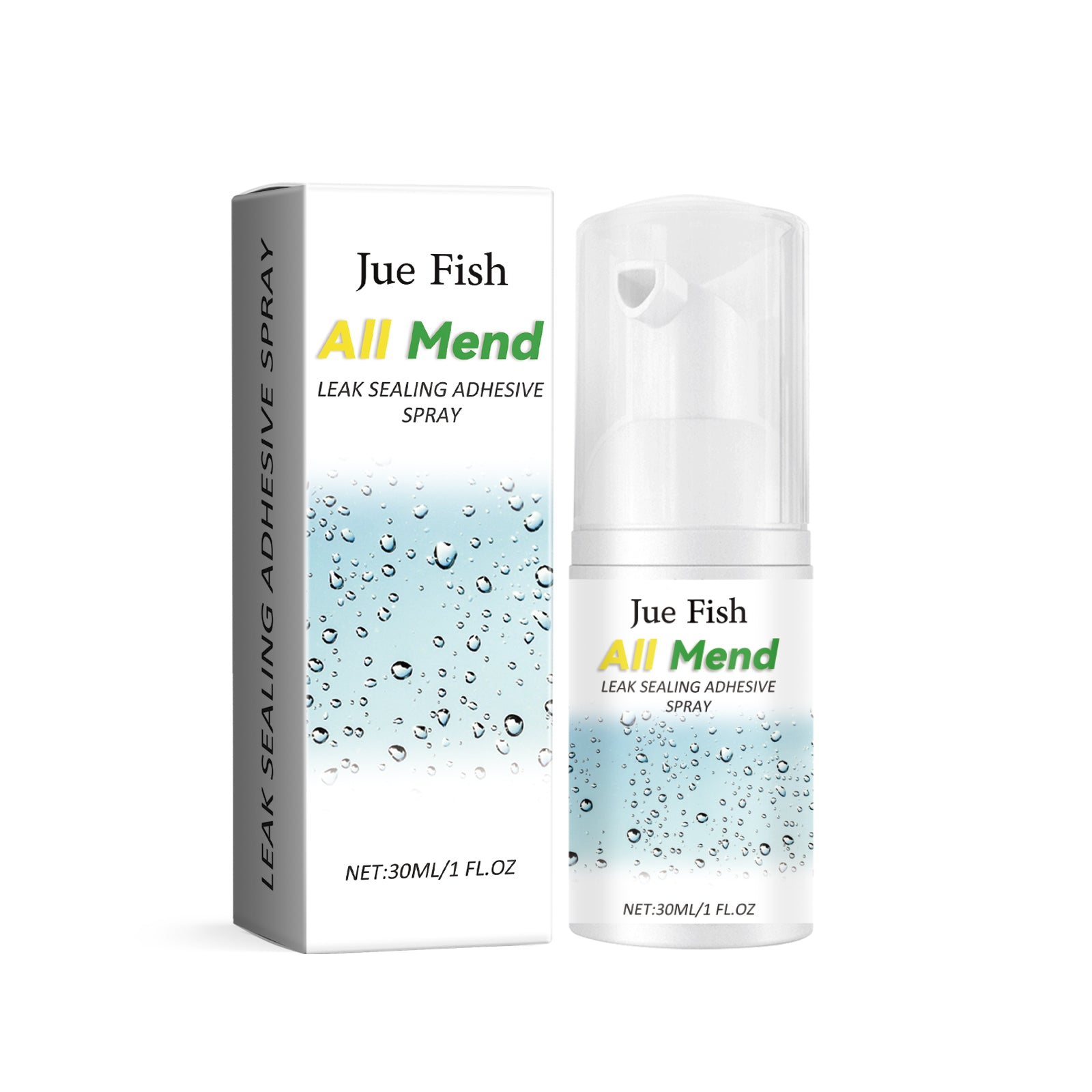 Jue-Fish Leak Sealing Adhesive Spray, Household Instant Seal Leak Sealing Adhesive Spray