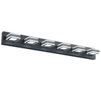 39-Inch Matte Black 6-Light LED Vanity Light