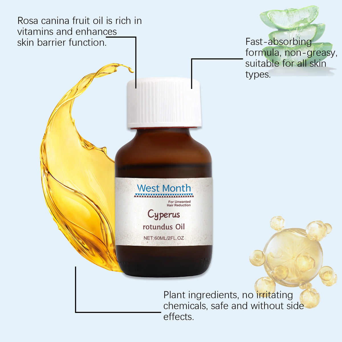 Almond Aloe Post-Hair Oil