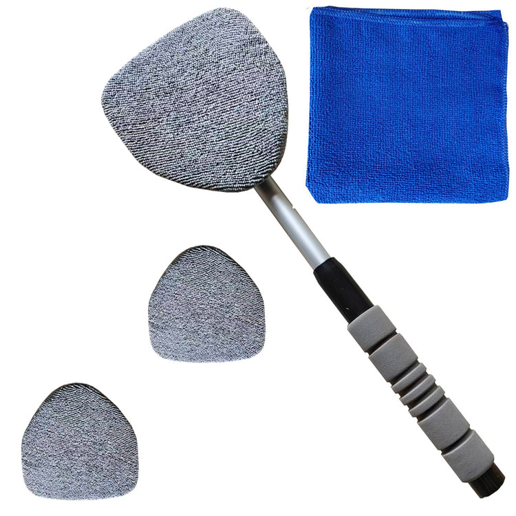 Telescopic Microfiber Car Windshield Defogger Window Cleaning Brush