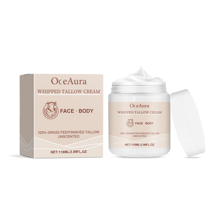 OceAura Tallow Cream with Almond Oil and Olive Oil