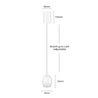 Bedside Pendant Light with Warm 3000K Lighting