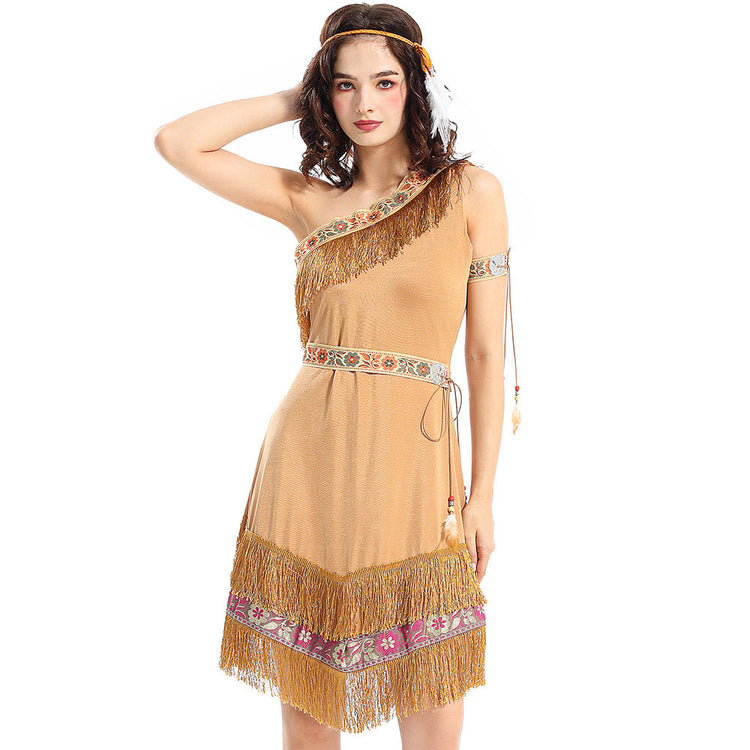 Women's Khaki Costume Dress
