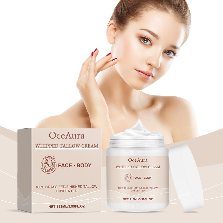 OceAura Tallow Cream with Almond Oil and Olive Oil