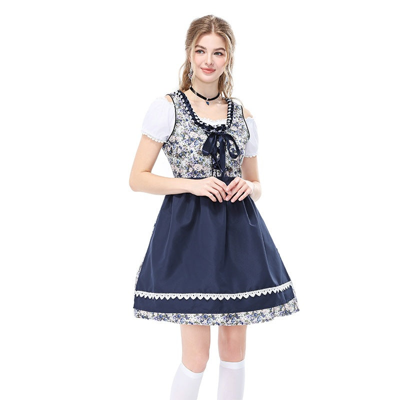 Women's Floral Bavarian Costume Set