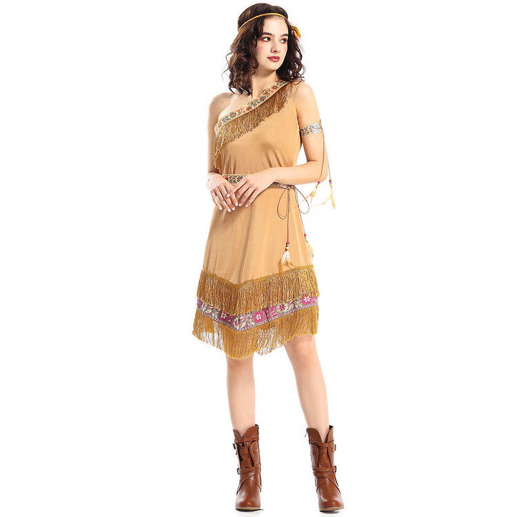 Women's Khaki Costume Dress