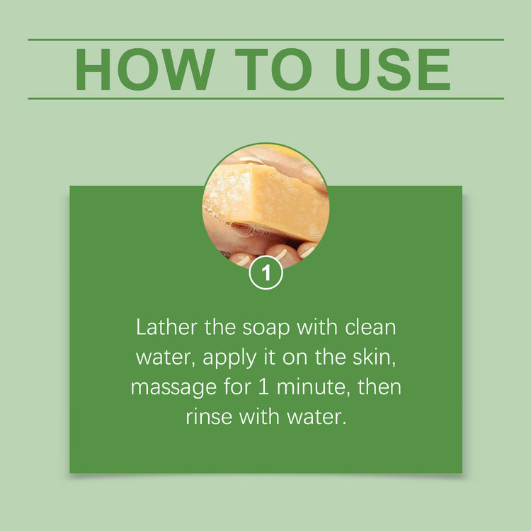 Mint Lemon Solid Soap Gently Cleanses The Body And Moisturizes The Skin With Hand-Made Essential Oil Nourishing Bath Soap