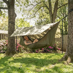 Zippered Bug Net Hammock – 200x80cm Adult Hanging Chair for Camping, Travel & Insect Protection