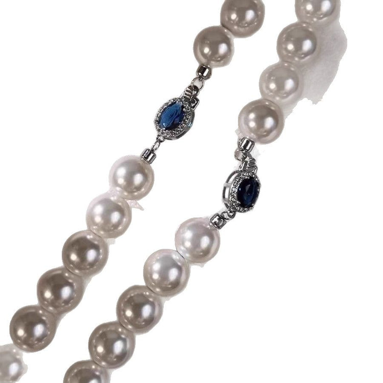Mother-of-Pearl Necklace with 925 Sterling Silver Details
