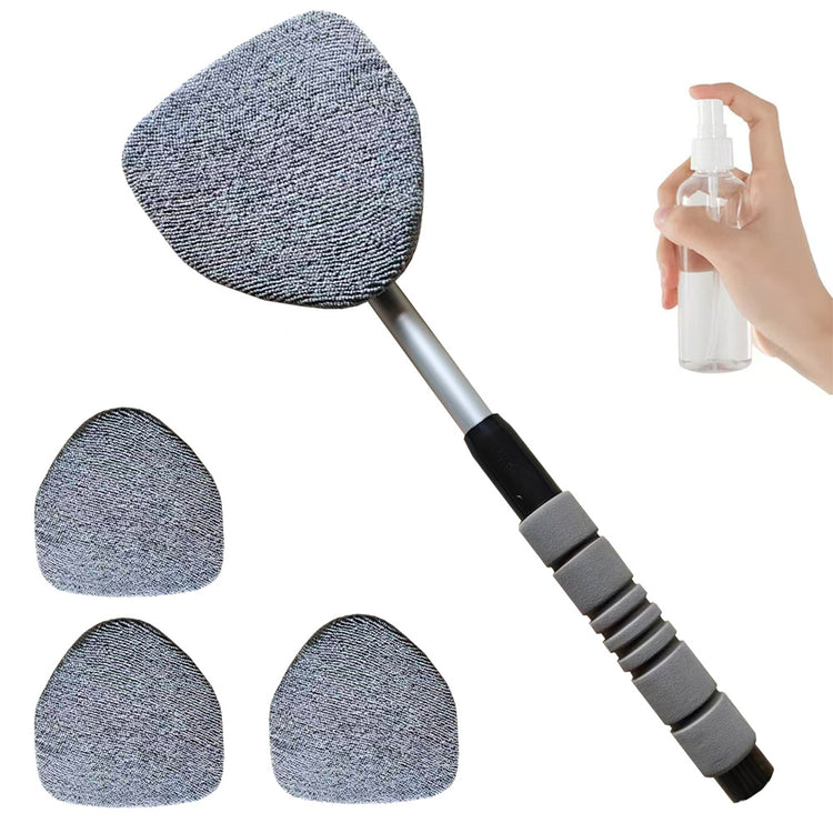 Telescopic Microfiber Car Windshield Defogger Window Cleaning Brush
