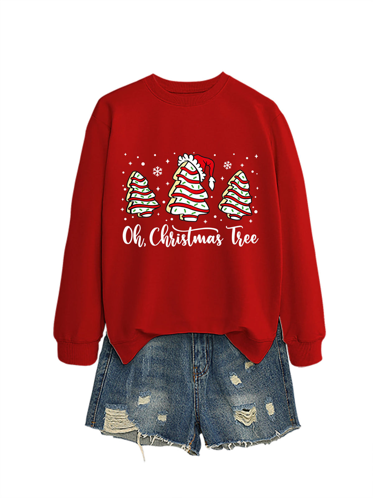 Oh Christmas Tree Women's Pullover Sweatshirt