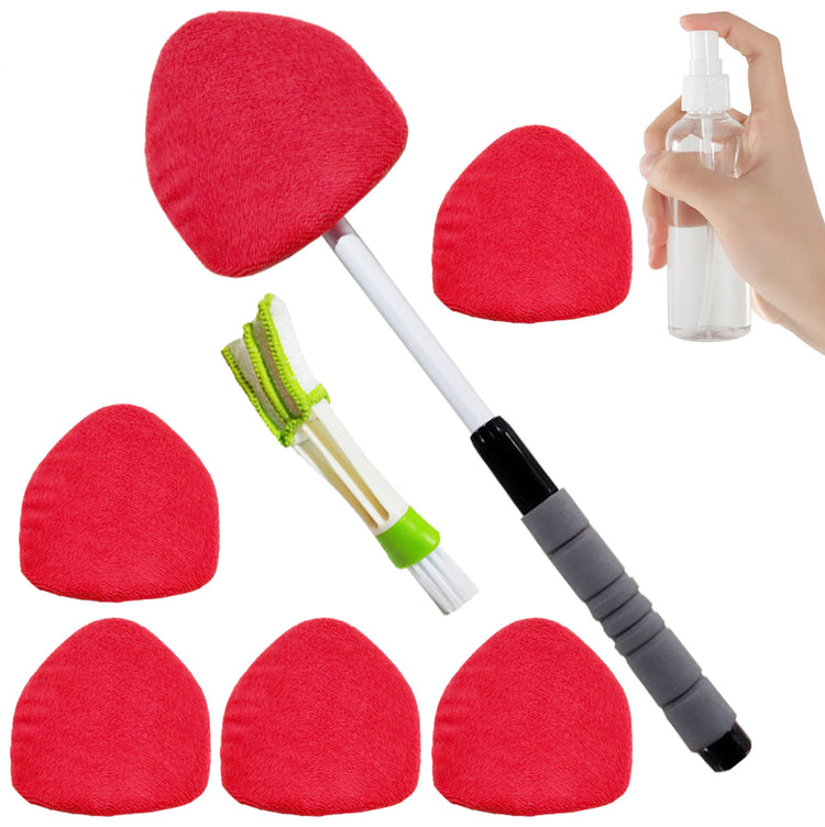 Telescopic Microfiber Car Windshield Defogger Window Cleaning Brush