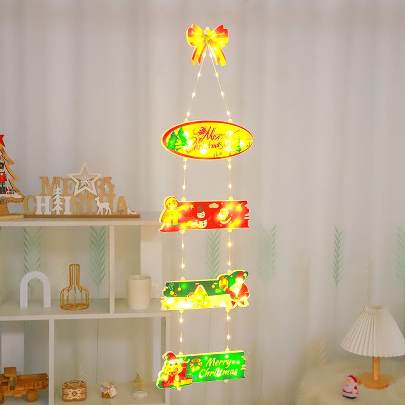 Christmas Hanging LED Lights – Indoor Window Decoration