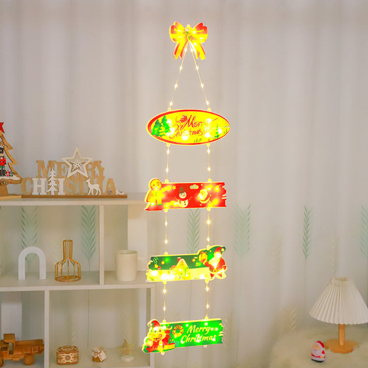Christmas Hanging LED Lights – Indoor Window Decoration