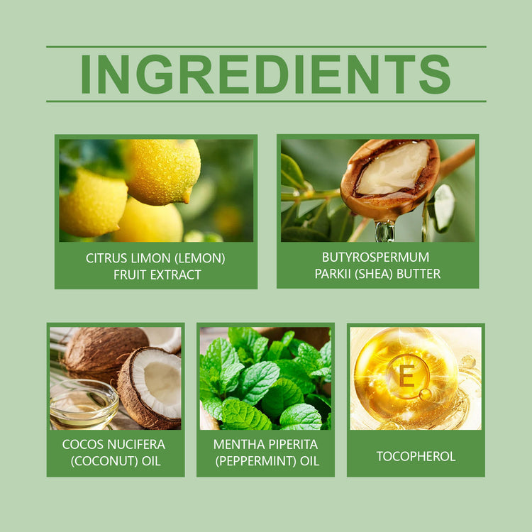Mint Lemon Solid Soap Gently Cleanses The Body And Moisturizes The Skin With Hand-Made Essential Oil Nourishing Bath Soap