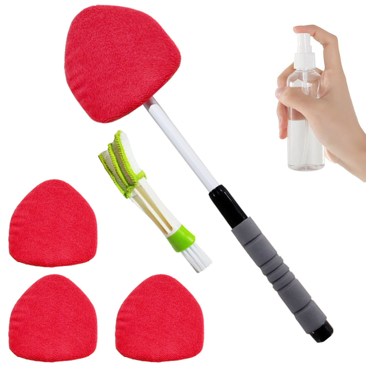 Telescopic Microfiber Car Windshield Defogger Window Cleaning Brush