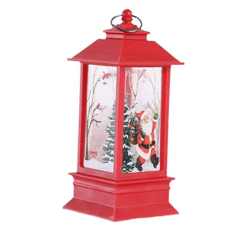 Christmas wind lights candles table lamps small night lights elderly snowmen decorations small night lights desktop ornaments