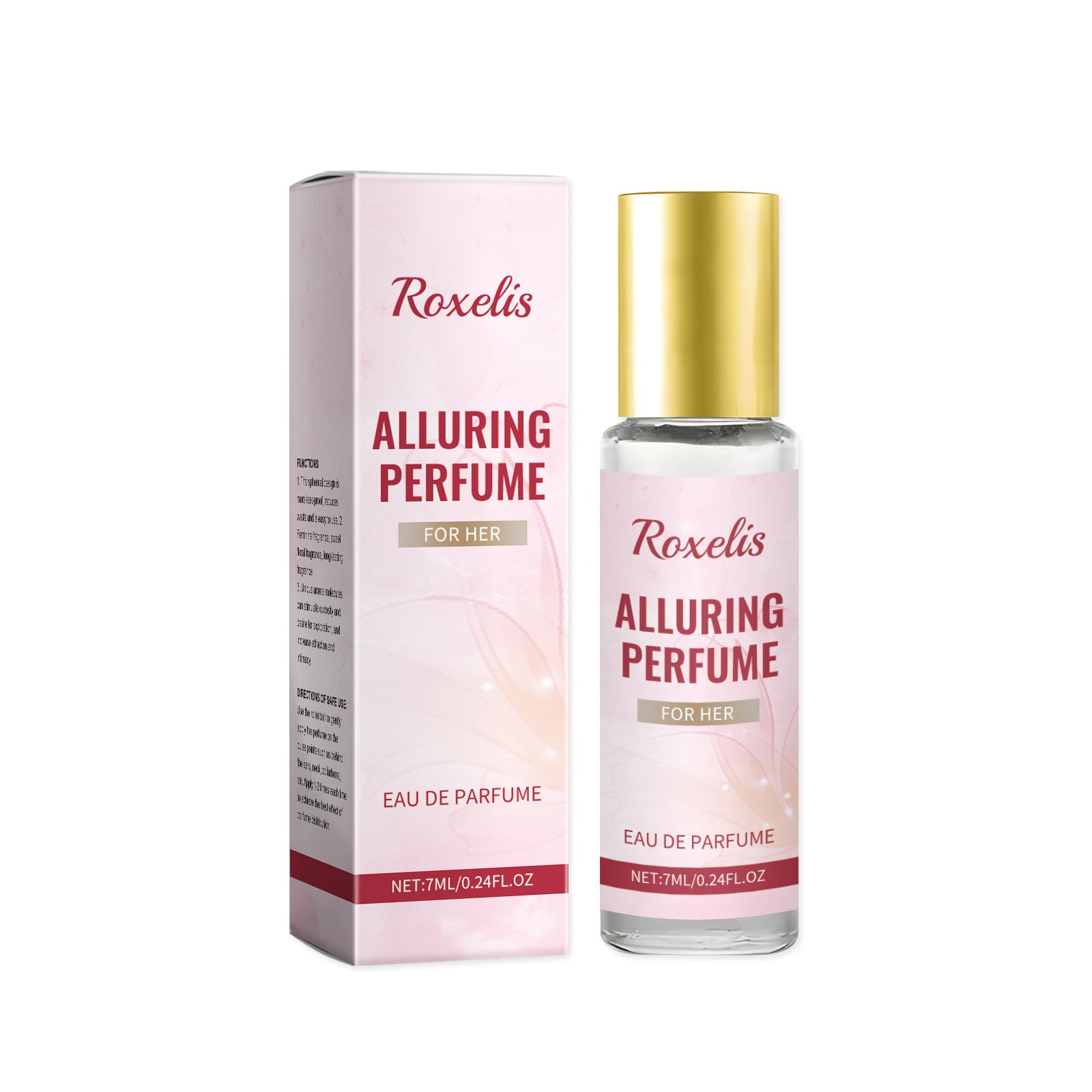 Roxelis Charm Light Floral Water, Mild Fresh Light Scent Lasting Fragrance Light Elegant Exudes Charm Fragrance Convenient Perfume