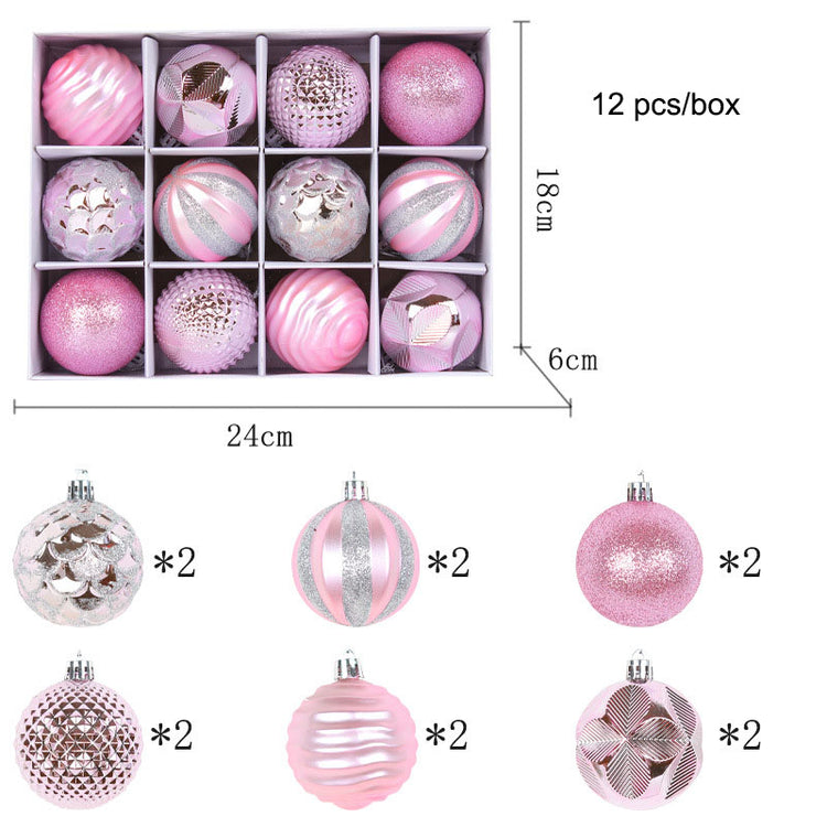 Christmas Tree Baubles – 6 cm, Box of 12