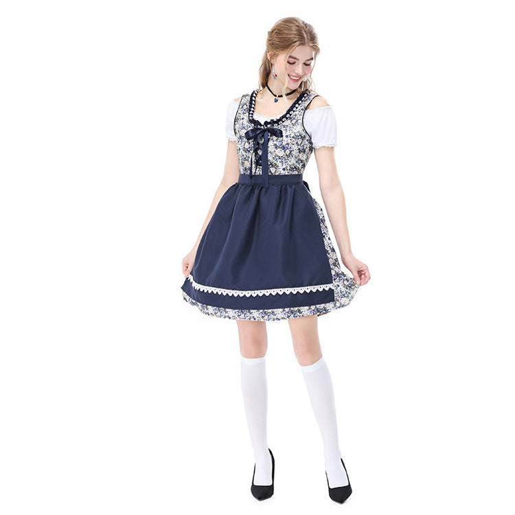 Women's Floral Bavarian Costume Set