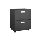 Office furniture Copier Cabinet black 2 door steel copier stand mobile pedestal file Printer Stand