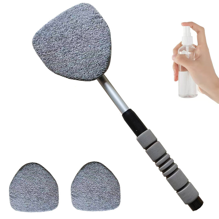 Telescopic Microfiber Car Windshield Defogger Window Cleaning Brush