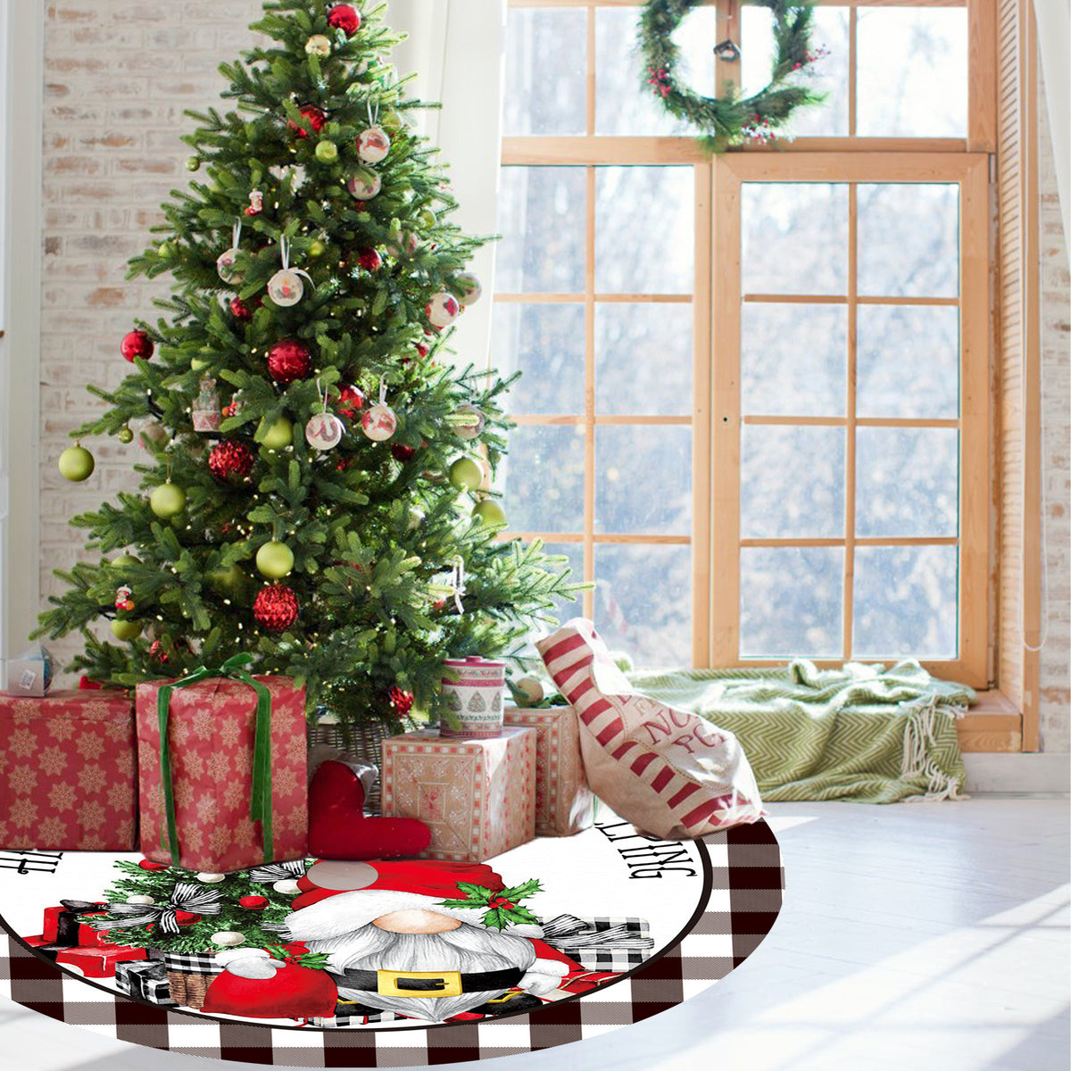 Christmas Tree Skirt – 120 cm, Six Festive Designs
