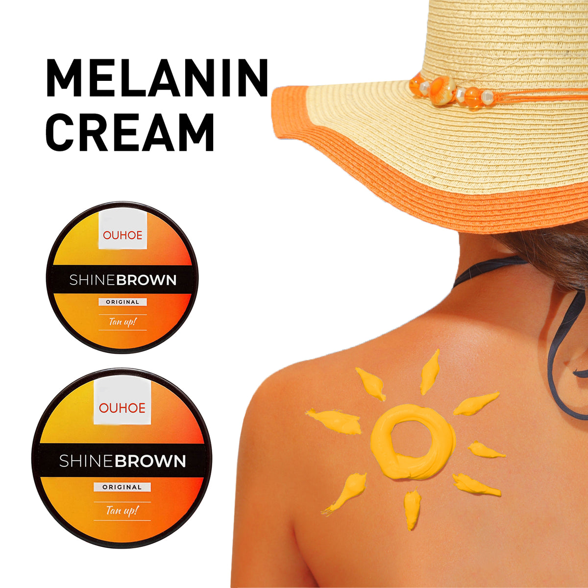 Black Tanning Cream with Carrot Seed Oil, 50 g