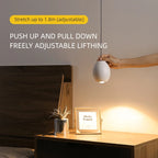 Bedside Pendant Light with Warm 3000K Lighting